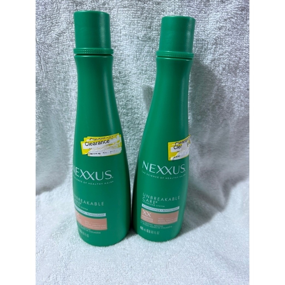 2- Nexxus Unbreakable Care Thickening System Conditioner 13.5oz Biotin Keratin